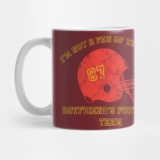 Swift Kelce Anti Football Affair Part Dhà-dheug (12) Distressed Mug